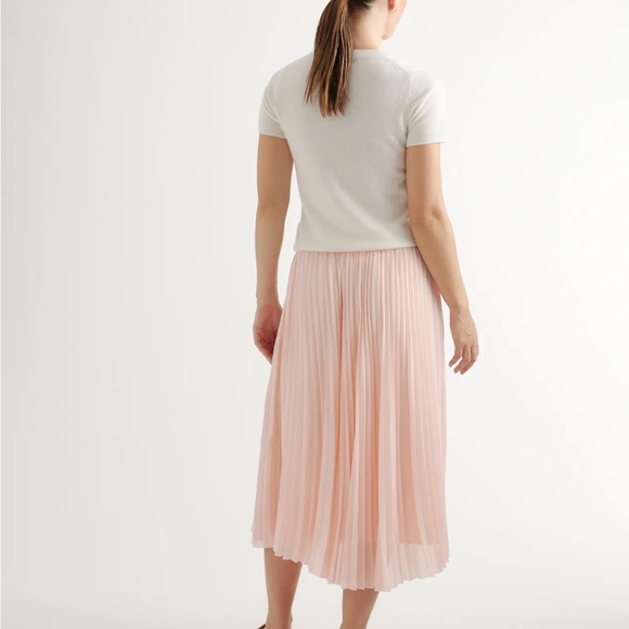 Chiffon Pleated Midi Skirt - Picture 2 of 7